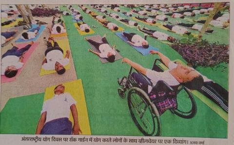 GRIID participated in 10th International Day of Yoga on 21st June 2024 at Rock Garden, Chandigarh