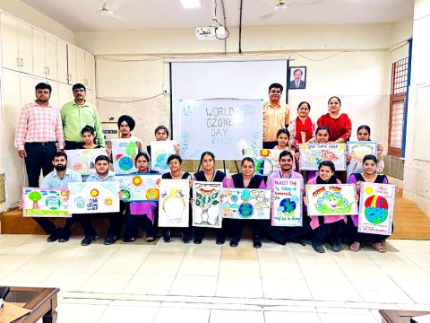 GRIID College of Spl Edu. observed World Ozone day on 15.09.2023. 