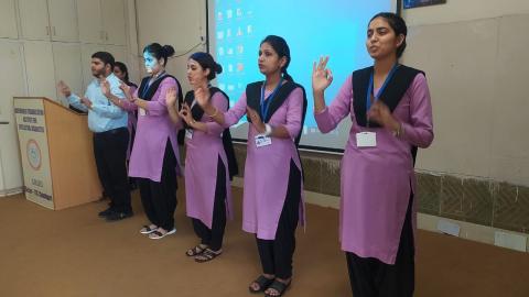 GRIID College observed International Sign language day on 22.09.2023