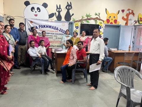 GRIID organised a one-day community camp for children under Sewa Pakhwada-2025 on September 30, 2025