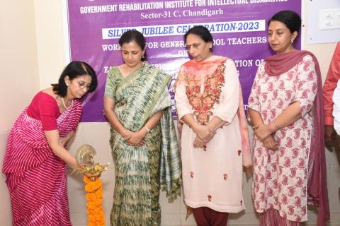GRIID "Silver Jubilee Celebrations "WORKSHOP FOR GENERAL SCHOOL TEACHERS ON “EARLY IDENTIFICATION & EDUCATION OF CHILDREN WITH DISABILITIES "On 4th  August 2023 at 9:30 AM,GRIID, Sector-31, Chandigarh. Chief Guest-Ms. Renuka Garg. 
