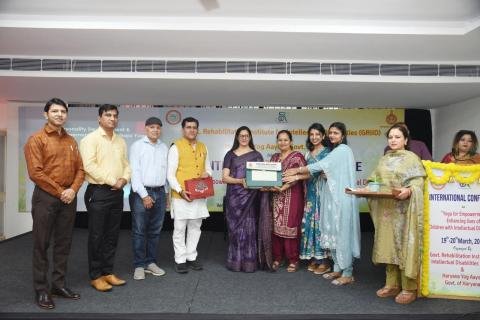 The Government Rehabilitation Institute for Intellectual Disabilities (GRIID), Chandigarh, in collaboration with the Haryana Yog Aayog, Government of Haryana, organised an International Conference on the theme of “Yoga for Empowerment: Enhancing