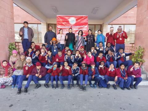 Students of GRIID school won medals-38 gold, 30 silver and 40 bronze- in various events  during Special Olympics Athletic State Meet held at Sports Complex, sector 7, Chandigarh organised by Chandigarh sports Department from 30Jan -1st Feb 2020.