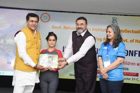 The Government Rehabilitation Institute for Intellectual Disabilities (GRIID), Chandigarh, in collaboration with the Haryana Yog Aayog, Government of Haryana, organised an International Conference on the theme of “Yoga for Empowerment: Enhancing