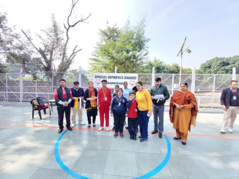 Bulbul, Ishaan, Roperno and Sahil won Gold and Bronze medals in Skating State Tournament organized by Special Olympics Bharat    