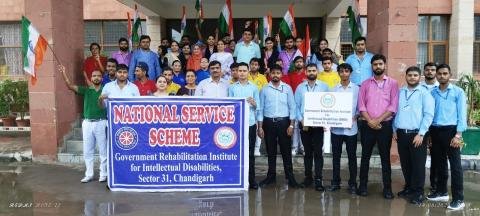 GRIID observed the Har Ghar Trianga activities  on12th and 14th August 2024 at campus.