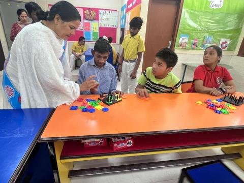 Brahamkumari Ishwariya Vishwa-Vidyalaya organized various games on 4th May, 2024 for students of GRIID special school under their Chandigarh divyang smaanta, sanrakshan evam shaktikaran abhiyaan