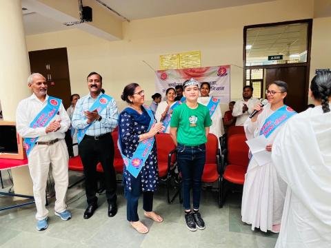 Brahamkumari Ishwariya Vishwa-Vidyalaya organized various games on 4th May, 2024 for students of GRIID special school under their Chandigarh divyang smaanta, sanrakshan evam shaktikaran abhiyaan