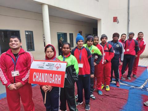 Students participated in National Coaching camp of Table Tennis held from 12th-17th January 2020 at JSS Ashakiran Special School,Hoshiarpur,PB