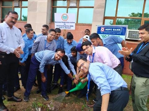Tree Plantation Activity for GRIID Special School Students by HDFC Bank