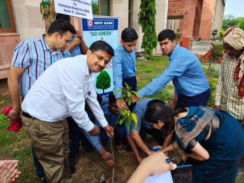 Tree Plantation Activity for GRIID Special School Students by HDFC Bank