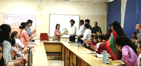 Workshop organized on Using Internet Safely for Children with Intellectual Disabilities on 21st May, 2024 at GRIID.