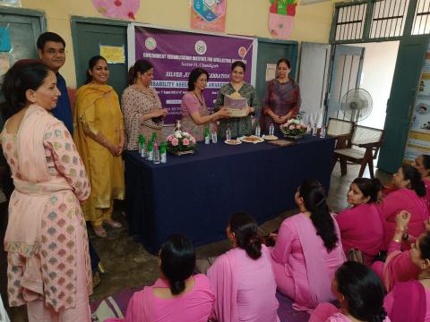 GRIID- "Silver Jubilee Celebrations" Tri-City Yoga competition held on 02-08-23 at Govt. College of Education , Sec-20, Chd. & Awareness Program of Anganwadi Workers at AWC, Sec-41, Chd.