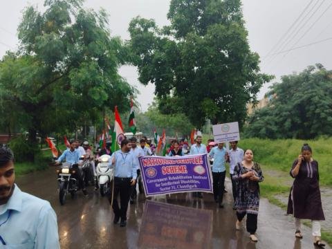 GRIID observed the Har Ghar Trianga activities  on12th and 14th August 2024 at campus.