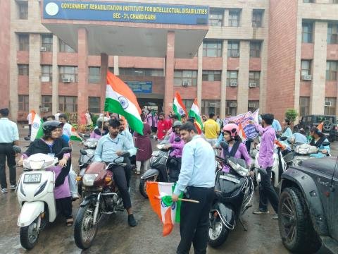 GRIID observed the Har Ghar Trianga activities  on12th and 14th August 2024 at campus.