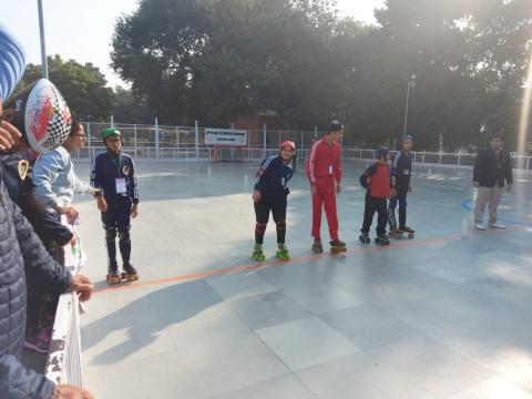 Bulbul, Ishaan, Roperno and Sahil won Gold and Bronze medals in Skating State Tournament organized by Special Olympics Bharat    