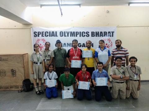 Students of GRIID School won Silver medals and Bronze medals in State Swimming Championship being organized by Special Olympic Bharat Chandigarh Chapter at Sector-23, Chandigarh 