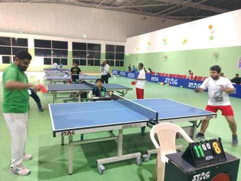 Hemant and Diksha won Gold medals in Table Tennis Championship organised by Chandigarh Table Tennis Association to celebrate World Table Tennis Day 